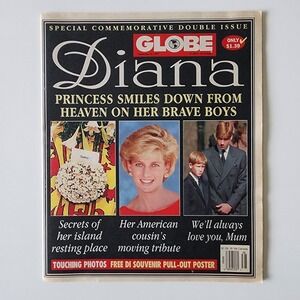 Globe‎ Magazine Sep 23 1997 Diana Death Commerative Double Issue Canada Princess